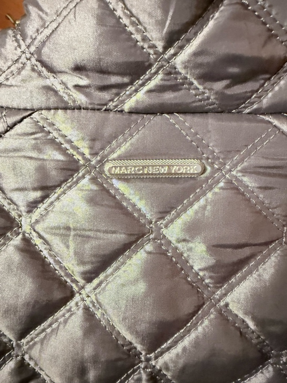 Andrew Marc Gray Quilted Zip-Front Jacket - Picture 6 of 7